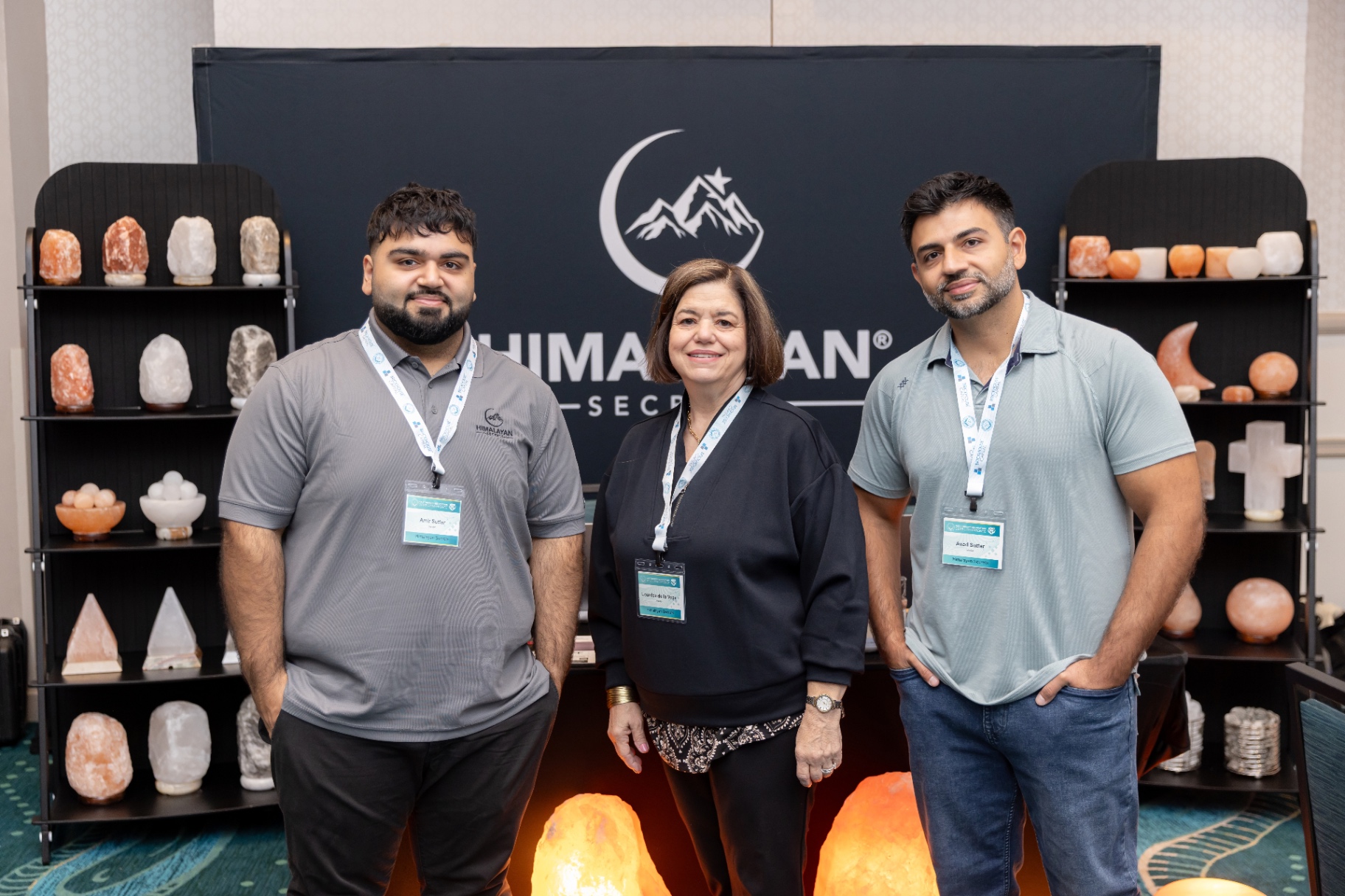 Himalayan Secrets team at their STACon vendor booth.